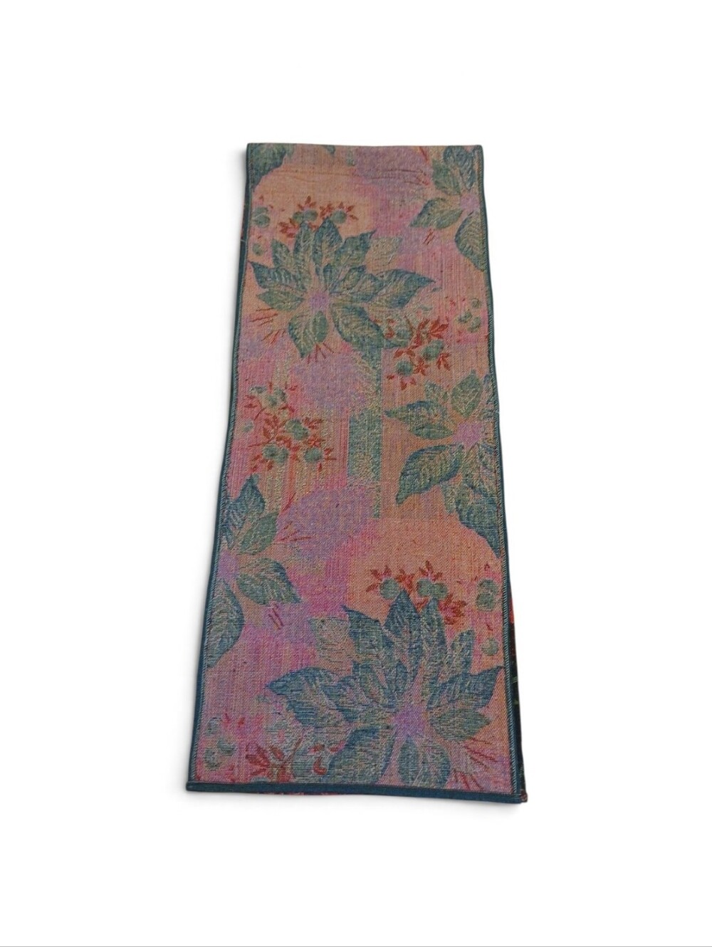 Poinsettia Table Runner Tapestry - Picture 3 of 8
